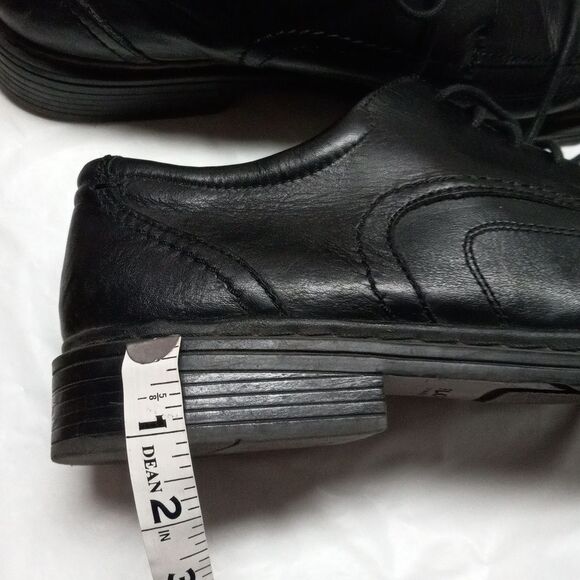 Florsheim Shoes Mens 11 Casual Oxfords Black Leather Derby Comfort main image 7